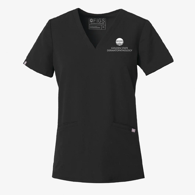 FIGS Casma Three-Pocket Scrub Top - Women's - Golden State Dermatopathology