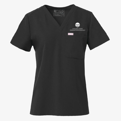 FIGS Catarina One Pocket Scrub Top - Women's - Golden State Dermatopathology