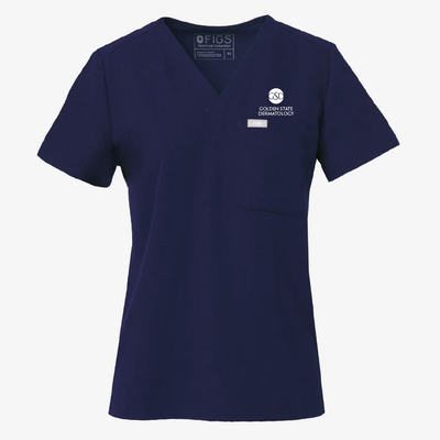 FIGS Catarina One Pocket Scrub Top - Women's - Golden State Dermatology