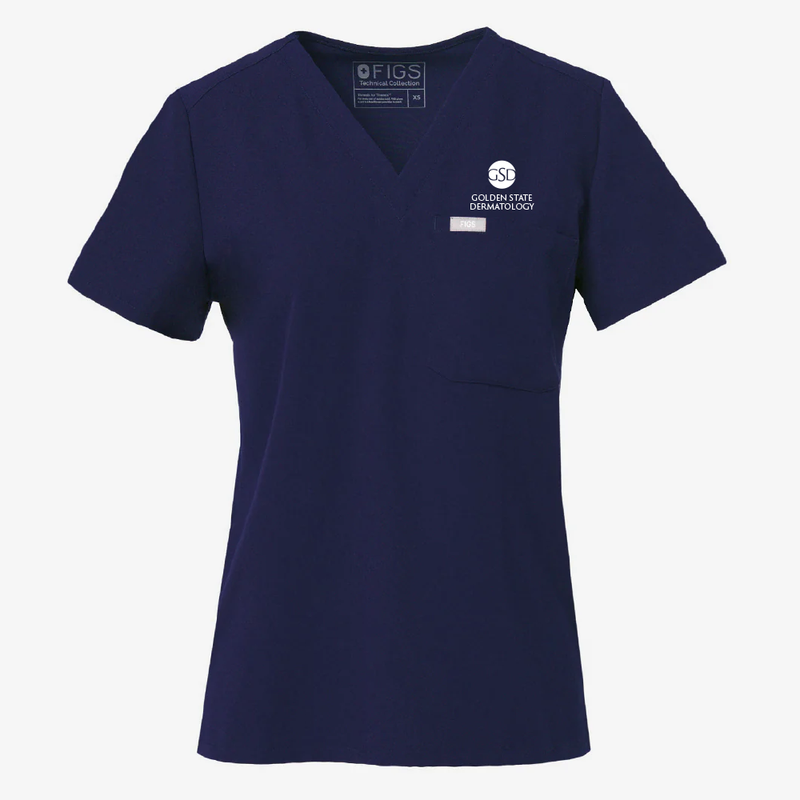 FIGS Catarina One Pocket Scrub Top - Women's - Golden State Dermatology