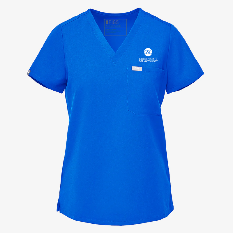 FIGS Catarina One Pocket Scrub Top - Women's - Golden State Dermatology