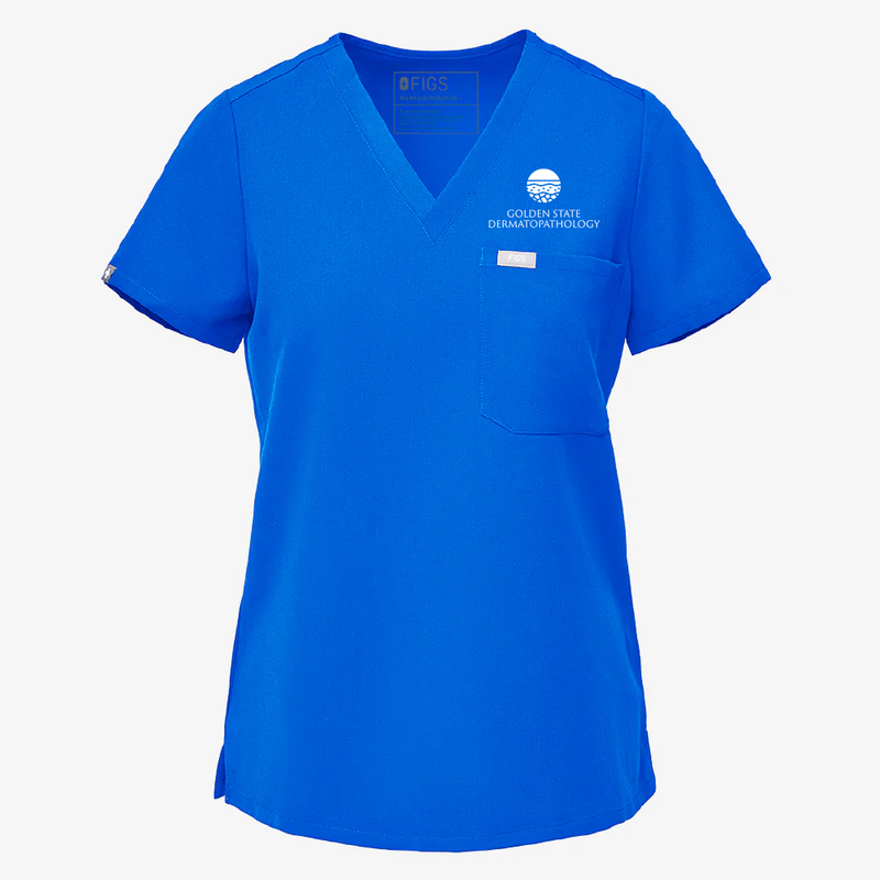 FIGS Catarina One Pocket Scrub Top - Women's - Golden State Dermatopathology