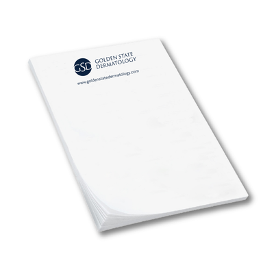 Sticky Notepads - 6" x 4" - 50 Sheets - Golden State Dermatology