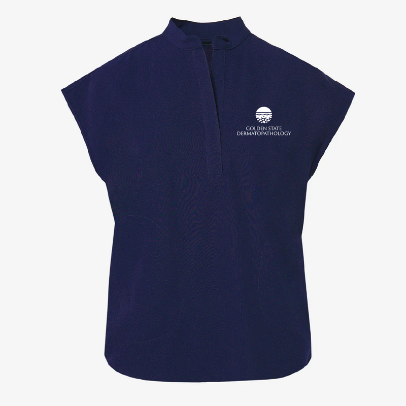 FIGS Rafaela Mandarin Collar Oversized Scrub Top - Women's - Golden State Dermatopathology