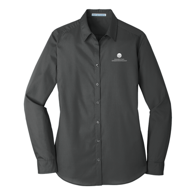 GSD Port Authority® Women's Long Sleeve Carefree Poplin Shirt - Golden State Dermatopathology