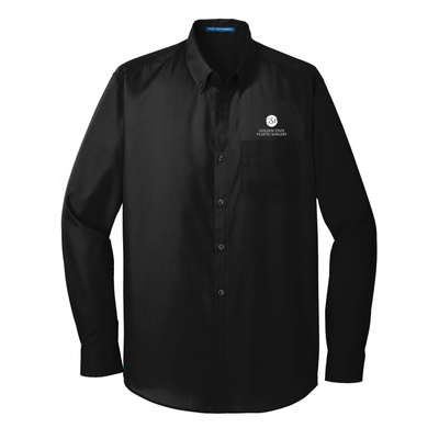 GSD Port Authority® Men's Long Sleeve Carefree Poplin Shirt - Golden State Plastic Surgery