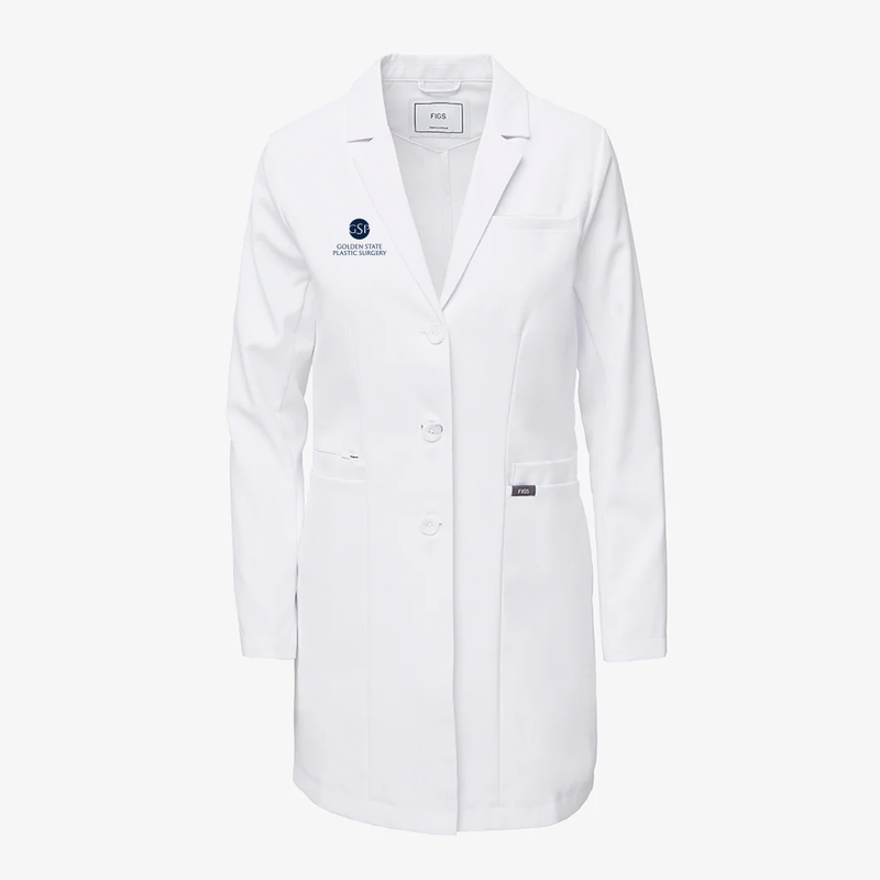 FIGS Bellevue Slim Long Lab Coat - Women's - Golden State Plastic Surgery
