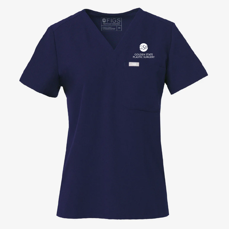 FIGS Catarina One Pocket Scrub Top - Women's - Golden State Plastic Surgery